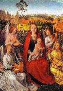 Hans Memling Virgin and Child with Musician Angels oil painting artist